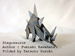 alt : Photo Origami Stegosaurus, Author : Fumiaki Kawahata, Folded by Tatsuto Suzuki